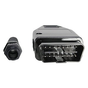 Conector OBD 2 Macho 16 Pinos 12/24v Capa 180° e Prensa Cabos